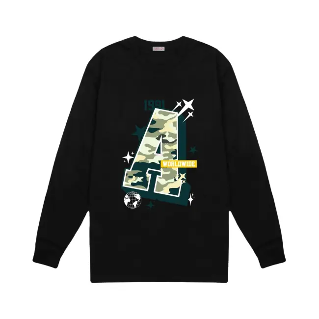 Áo thun Typo Graphic LSS156