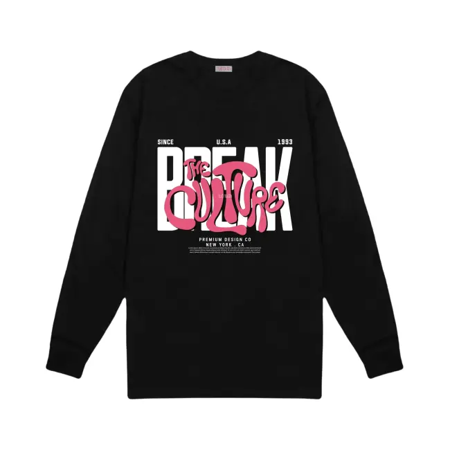 Áo thun Typo Graphic LSS163