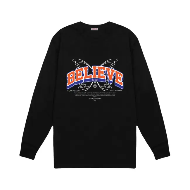 Áo thun Typo Graphic LSS188