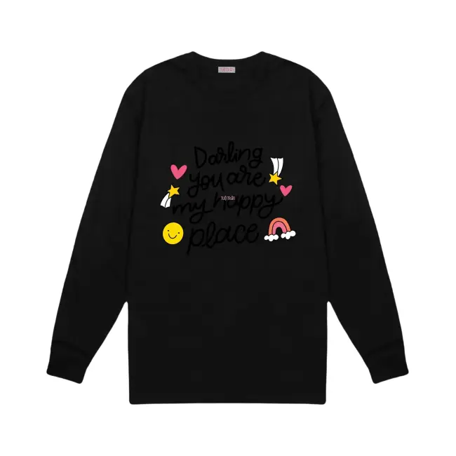 Áo thun Typo Graphic LSS80